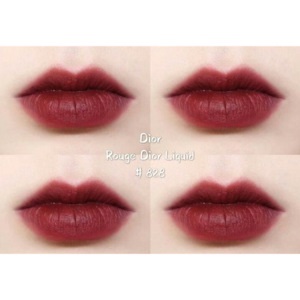 Review Son Dior 828 Rouge Liquid Dressed To Matte Màu Đỏ Nâu