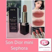 Son Dior Rouge 𝟭𝟬𝟬 Matte 𝗡𝘂𝗱𝗲 𝗟𝗼𝗼𝗸 mini Sephora
