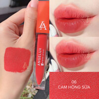 Son Dolly ANGELUX full 12 màu set son kem lì lâu trôi bền màu mềm môi chống thấm 24h Chính Hãng