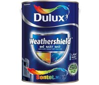 Sơn Dulux WeatherShield BJ9 ngoài trời, bề mặt bóng màu trắng 1 lít