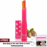 Son dưỡng ẩm bảo vệ môi chiết xuất trái Bơ mỡ Suri Blossom Lip No.OR03 Hàn Quốc 1.8g (Màu cam) + Tặng móc khoá thebeautyshop - Hàng chính hãng [bonus]