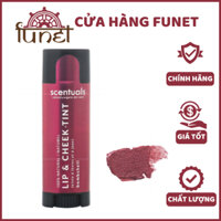 Son dưỡng ẩm môi màu đỏ rượu - cam đất Scentuals