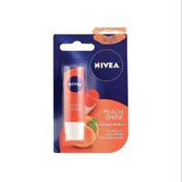 Son dưỡng ẩm Nivea Peach Shine màu cam hương đào (4.8g)