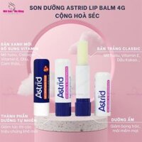 Son Dưỡng Astrid Mỡ Hươu Cho Đôi Môi Mềm Mịn Bản Màu Xanh 4.7g
