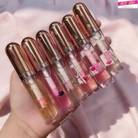 Son Dưỡng bóng hồng môi Flower son dưỡng môi có màu dưỡng ẩm và làm hồng môi {Lẻ&Sét 6 Cây}