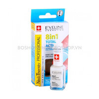 Sơn Dưỡng Bóng Móng Eveline 8 In 1 Total Action 12ml