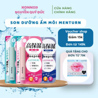 Son Dưỡng Chống Nắng Nhật Bản - Son Dưỡng Ẩm Môi Menturm Omi Deepner Bổ Sung Vitamin E, P SPF PA++ Thỏi 2.3g