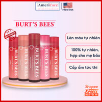 Son Dưỡng Có Màu Burt’s Bees Tinted Lip Balm & Burt's Bees Lip Shimmer Balm (Mỹ) Americarevn