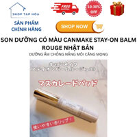 Son dưỡng có màu Canmake Stay-On Balm Rouge Nhật Bản dưỡng ẩm chống nắng môi căng mọng Hashtag: