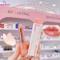 Son Dưỡng Có Màu Innisfree Dewy Tint Lip Balm 3.2g #2 Melon Coral