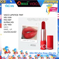 Son dưỡng có màu lâu phai cao cấp Vacci Vitamin Tint Lipstick - 230Đỏ Cherry