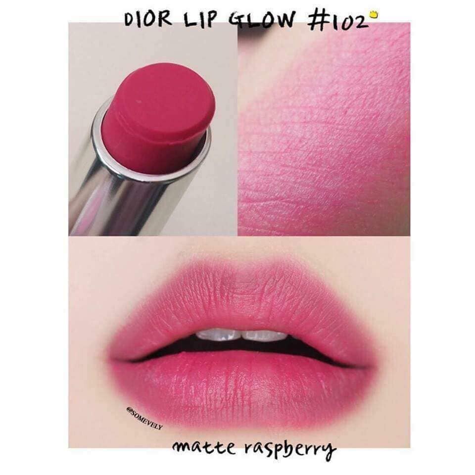 Son Dưỡng Dior Addict Lip Glow Màu 102 Matte Raspberry  Rosies House
