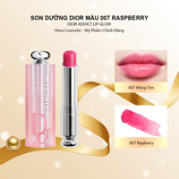Son Dưỡng Dior Addict Lip Glow 007 Raspberry Màu Hồng Tím Dưỡng Môi Tự Nhiên