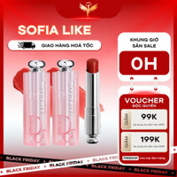 Son Dưỡng Dior Chính Hãng Addict Lip Glow LipBalm 3.2g Full Box Cấp Ẩm, Dưỡng Môi Mềm Mịn SOFIA LIKE