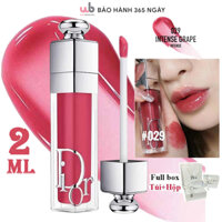 Son dưỡng Dior Maximizer 029 mini 2ml,màu hồng nho [Full Box] Intense Grape,dưỡng ẩm,làm mọng môi,Tặng kèm quà xịn.