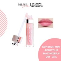 Son Dưỡng Dior Mini Màu 001 Son Dưỡng Lips Dior Collagen Addict Lip Maximizer 001 Pink MINISIZE