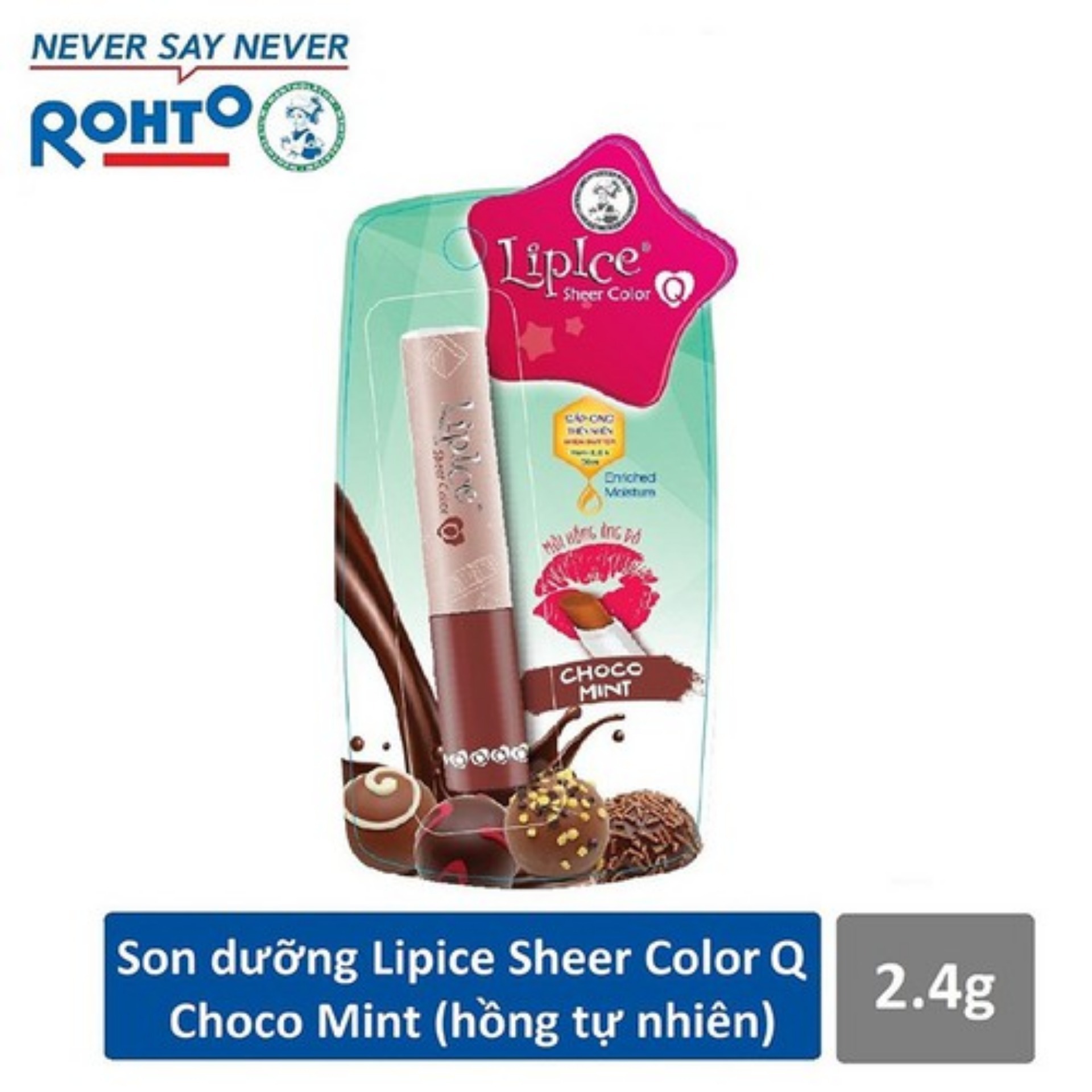 Son dưỡng Lipice Sheer Color Q Choco Mint 2g