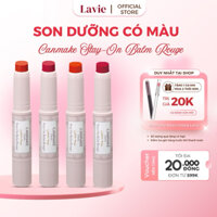 Son dưỡng màu chống nắng Canmake Stay-On Balm Rouge Nhật Bản dưỡng ẩm sâu không bết dính