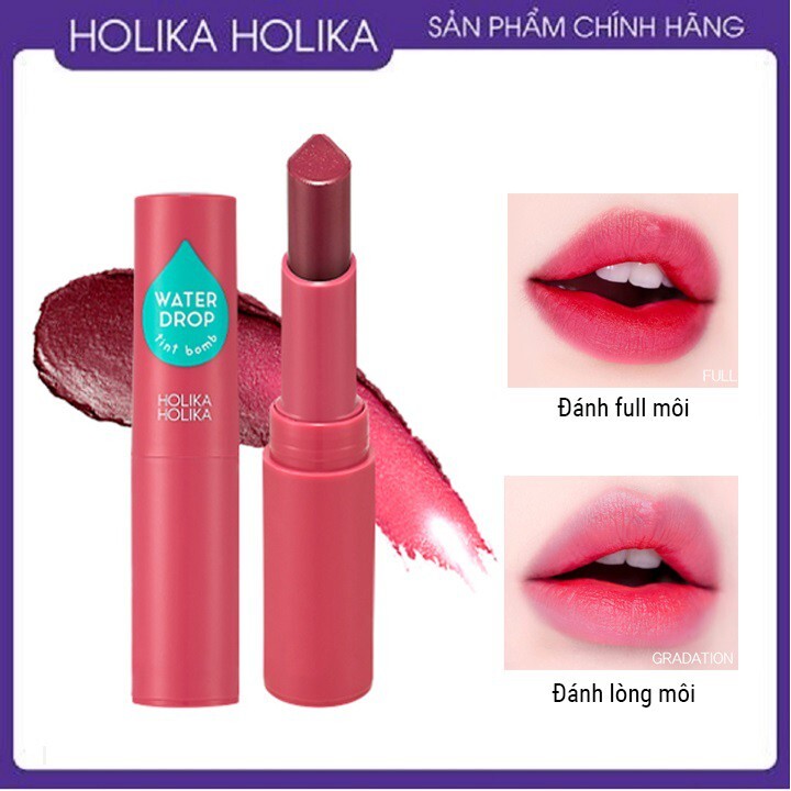 Son dưỡng màu Water drop tint stick Holika