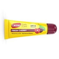 Son dưỡng môi Carmex, FRESH CHERRY, Daily Care, SPF 15, Tuýp lẻ 10g