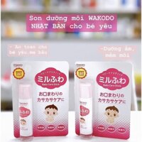 Son Dưỡng Môi Cho Bé WAKODO - Nhật Bản- cho bé từ 0 tháng tuổi