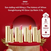 Son dưỡng môi chống nắng Đông y The history of Whoo Gongjinhyang Mi Glow Lip Balm 3.3g
