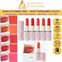 Son Dưỡng Môi Có Màu Lâu Phai VACCI Vitamin Tint Lipstick - Giúp Môi Căng Mọng - Hồng Hào - Màu Đẹp