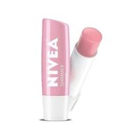 Son dưỡng môi dạng thỏi có bơ hạt mỡ và dầu Jojoba NIVEA Shimmer Lip Care 4.8g (Mỹ)