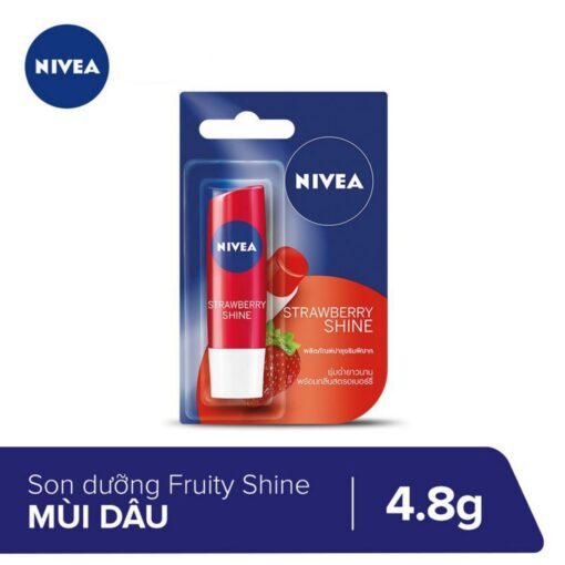 Son Dưỡng Môi Dâu Tây Nivea 4.8G