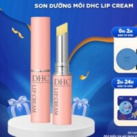 Son dưỡng môi DHC Lip Cream Nhật Bản son dưỡng không màu giúp đôi môi mềm mại giảm thâm và hồng môi 1.5g JP 4.0