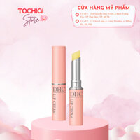 Son dưỡng môi DHC Lip Cream Nhật Bản son dưỡng không màu giúp đôi môi mềm mại giảm thâm và hồng môi 1.5g JP 4.0 Tochigi
