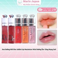 Son Dưỡng Môi Dior Addict Lip Maximizer Mini Giúp Môi Căng Mọng Dưỡng Ẩm Hồng Môi 2ml