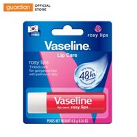 Son Dưỡng Môi Giúp Cấp Ẩm Cho Môi Vaseline Lip Therapy Rosy Lips With Petroleum Jelly Hoa Hồng 4,8Gr