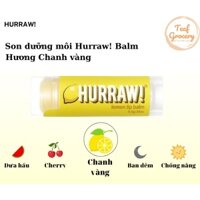 Son dưỡng môi - Hương Chanh Vàng  _HURRAW LEMON LIP BALM 4.8g/.17oz