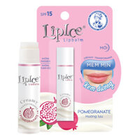 Son dưỡng môi không màu chuyển kem mịn LipIce Creamy Hương Lựu Pomegranate 4.3g