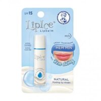 Son dưỡng môi không màu Lipice Lipalm hương tự nhiên