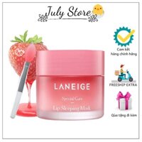 Son Dưỡng Môi Laneige Mặt Nạ Ngủ Môi Sáp Dưỡng Ẩm Tẩy Da Chết U Duong Moi Lip Sleeping Mask Berry July Store