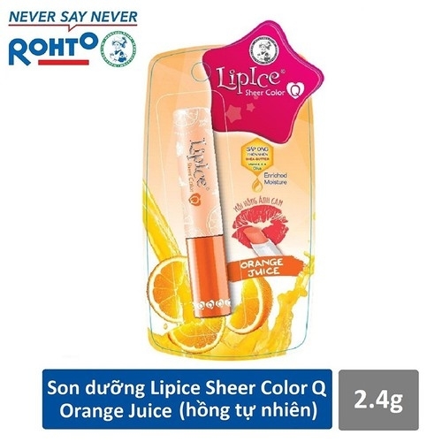 Son dưỡng môi LipIce Sheer Color Orange Juice