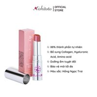 Son dưỡng môi màu hồng ngọc trai Nhật Bản Aishitoto Beauty Lip Pearl Pink (4.8g)
