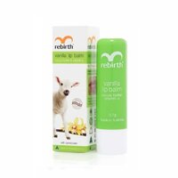 Son dưỡng môi nhau thai cừu Rebirth Vanilla Lip Balm thỏi 3,7g