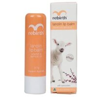 Son dưỡng môi nhau thai cừu Rebirth Lanolin Lip Balm 3.7g của Úc