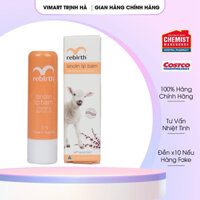 Son Dưỡng Môi Rebirth Lanolin Lip Balm Vitamin E & Apricot Oil Chiết Xuất Nhau Thai Cừu Ngừa Khô Nứt Nẻ 3,7Gr