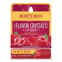 Son dưỡng môi thiên nhiên Burt's Bees Flavor Crystals 100% Natural Lip Balm Red Raspberry 4,25g (Mỹ)