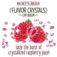 Son dưỡng môi thiên nhiên Burt's Bees Flavor Crystals 100% Natural Lip Balm Red Raspberry 4,25g (Mỹ) (không hộp)