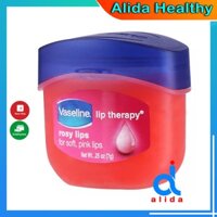 Son Dưỡng Môi Vaseline Rosy Lips Therapy 7g -  Sáp dưỡng môi Vaseline 7g chính hãng Mỹ