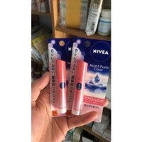 Son dưỡng Nivea Nhật Bản chống thâm(Chỉ số chống nắng SPF 20 PA ++) lên màu nhẹ nhàng