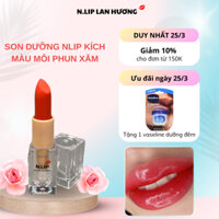 Son dưỡng NLip có màu cho môi sau phun xăm, kích màu môi, an toàn lành tính màu Cam ánh đào