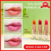 Son dưỡng Saffron C’Choi🌸Dưỡng Ẩm Tự Nhiên🌸Dưỡng Môi,Son Dưỡng Có Màu,Đồ Trang Điểm An Toàn