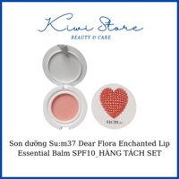 Son dưỡng Su:m37 Dear Flora Enchanted Lip Essential Balm SPF10_HÀNG TÁCH SET_𝐊𝐈𝐖𝐈 𝐒𝐓𝐎𝐑𝐄