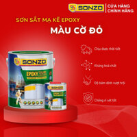 Sơn Epoxy 2 Thành Phần_Màu Cờ Đỏ_1KG